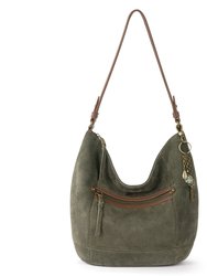 Sequoia Hobo Leather Bag - Leather - Moss Suede