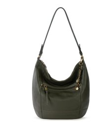 Sequoia Hobo Leather Bag - Leather - Moss