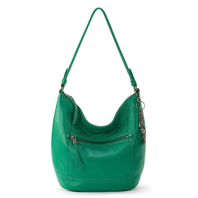 Sequoia Hobo Leather Bag - Leather - Clover