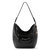 Sequoia Hobo Leather Bag - Leather - Black Tile Embossed