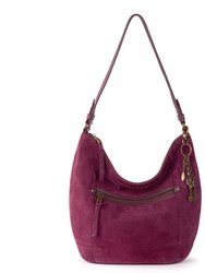 Sequoia Hobo Leather Bag - Leather - Currant Suede