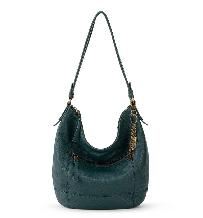 Sequoia Hobo Leather Bag - Leather - Juniper