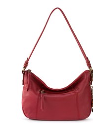Sequoia Small Hobo Bag - Leather - Crimson