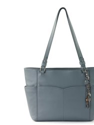 Sequoia Tote - Leather - Dusty Blue Grey