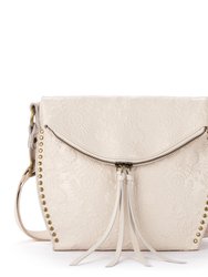 Silverlake Crossbody Bag - Leather - Stone Floral Embossed