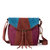 Silverlake Crossbody Bag - Leather - Suede Multi Patch