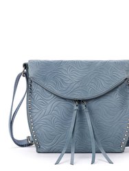 Silverlake Crossbody Bag - Leather - Maritime Wave Embossed