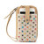 Silverlake Smartphone Crossbody - Hand Crochet - Ecru Multi Beads