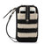 Silverlake Smartphone Crossbody - Hand Crochet - Black Stripe