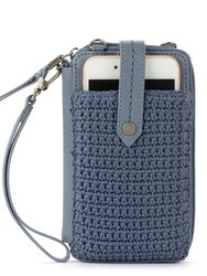 Silverlake Smartphone Crossbody - Hand Crochet - Maritime