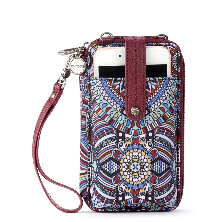 Silverlake Smartphone Crossbody - Eco Twill - Cabernet Wanderlust