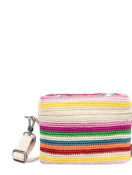 Soft Cooler - Hand Crochet - Beach Stripe