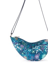 Tess Sling Bag - Eco Twill - Royal Blue Seascape
