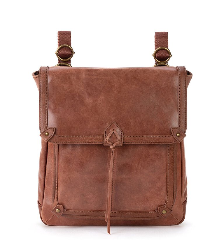 Ventura Convertible Backpack II - Leather - Teak