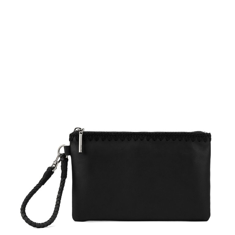 Vita Wristlet - Leather - Black