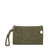 Vita Wristlet - Hand Crochet - Moss Static