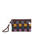 Vita Wristlet - Hand Crochet - Brown Check