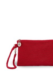 Vita Wristlet - Hand Crochet - Rocket Red