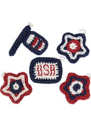 Yarnicharmz 5 Pack - Hand Crochet - Americana