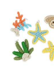 Yarnicharmz 5 Pack - Hand Crochet - Starfish