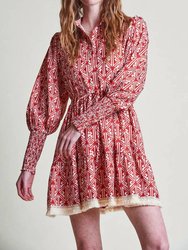 Brooke Dress - Rust