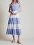 Madeline Dress - Blue/White