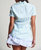 Short Sleeve Ruffled Collar Shirt