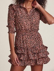 Taylor Dress - Blush Leopard