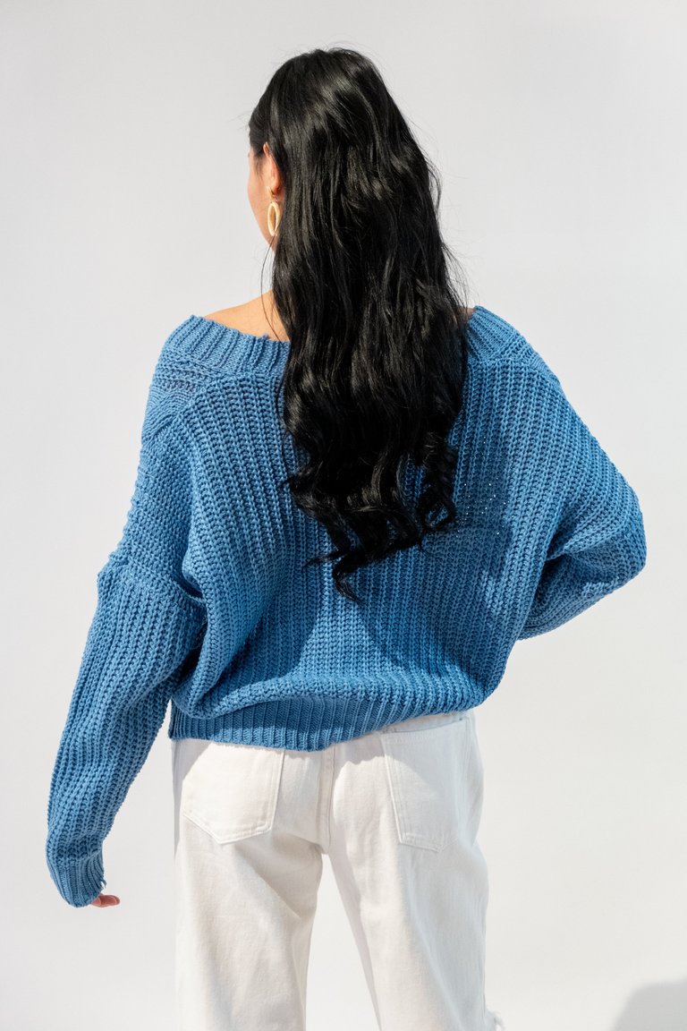 Cable Knit Button Oversized Cardigan