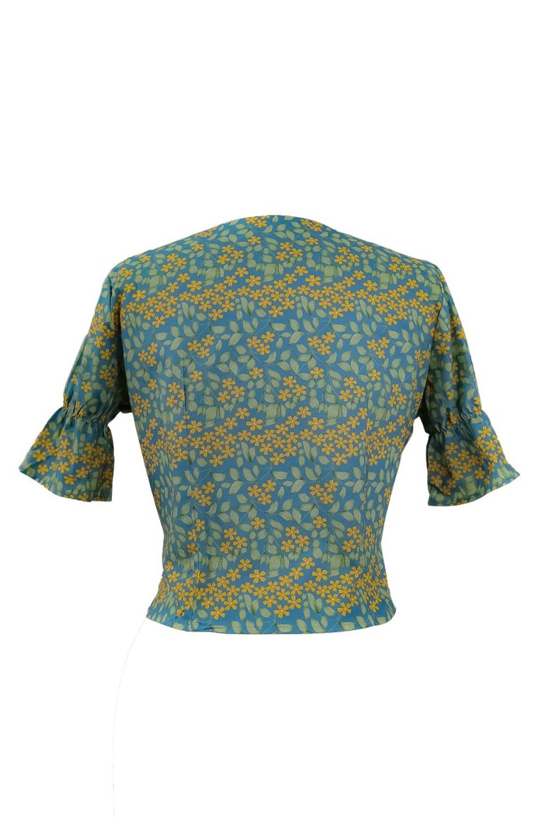 In Bloom Top - Night Blue