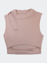 Sustainable Cut Out Knit Top