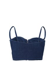 Sustainable Denim Bra Crop Top