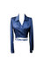 Sustainable Holiday Satin Wrap Blazer