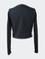 Sustainable Knit Ruched Long Sleeve Top