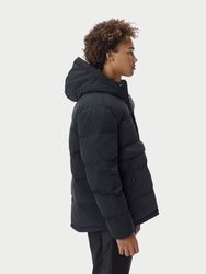 Anorak Puffer Jacket - Black