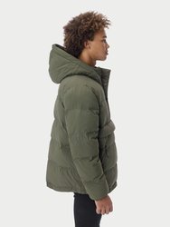 Anorak Puffer Jacket - Olive