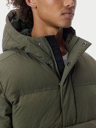 Anorak Puffer Jacket - Olive