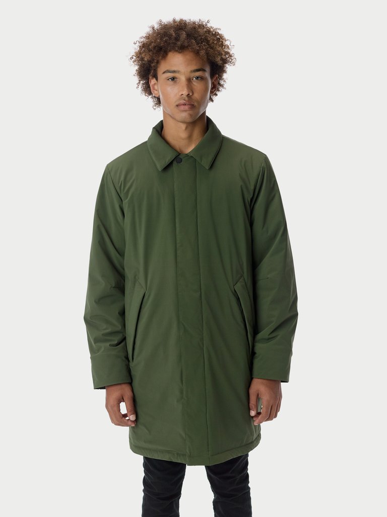 Car Coat - Olive - The Very Warm