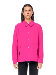 Seam Sealed Coach Jacket - Fuchsia - Fuchsia