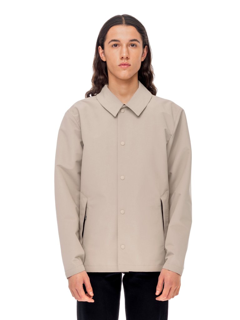 Seam Sealed Coach Jacket - Khaki - Khaki