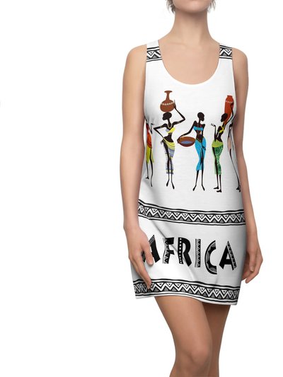 Theomese Fashion House African Women Chatting-Racerback Dress product