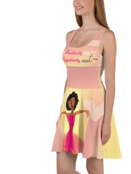 Pink Positivity-Flare Dress 2