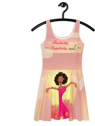 Pink Positivity-Flare Dress 2