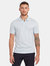 Geo Short Sleeve Polo Shirt - Olympian / Frozen Blue