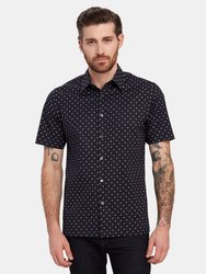 Irving Short Sleeve Button Down Shirt - Eclipse Multi