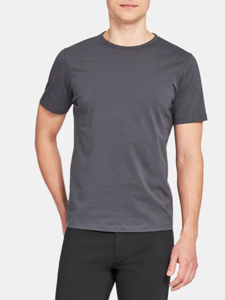 Lux Cotton Precise T-Shirt - Pewter