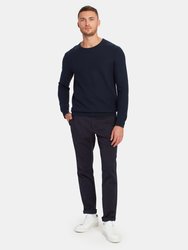 Riland Crewneck Long Sleeve Pique Sweater