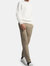 Zaine Kelso Mid Rise Ankle Length Slim-Straight Pants  - Bark