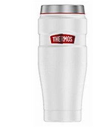 16 Oz Leak Proof Travel Tumbler - White - White