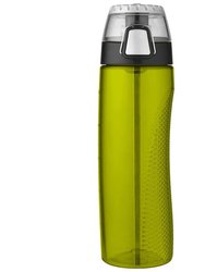 24 oz BPA Free Plastic Hydration Bottle With Meter - Green - Green